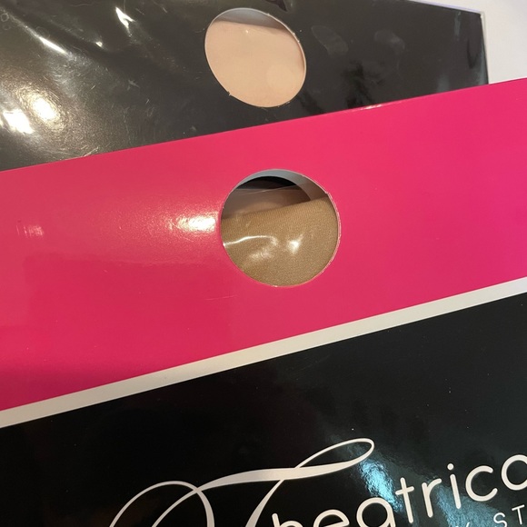 NEW 4 Pairs THEATRICALS Convertible Microfiber Tights 3 pink / 1 Suntan sz M - Picture 12 of 14